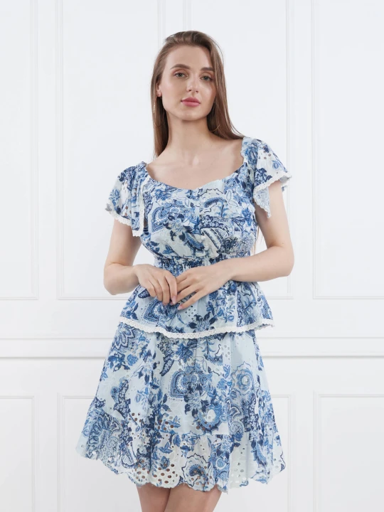 Zdjęcie produktu GUESS Bluzka | Regular Fit niebieski