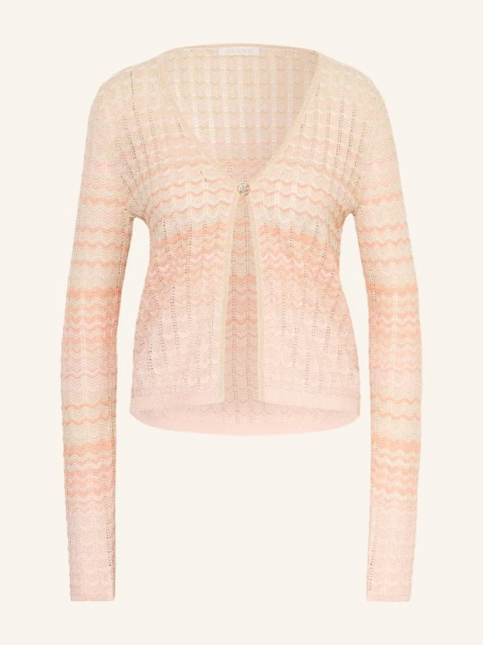 Zdjęcie produktu Guess Bluzka Rosalyn Z Błyszczącą Przędzą beige
