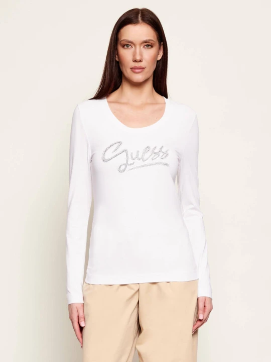 Zdjęcie produktu GUESS Bluzka | Slim Fit biały