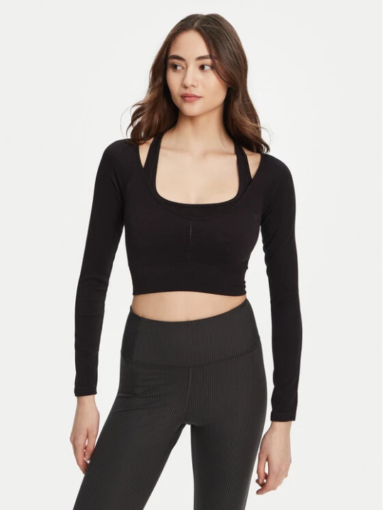 Zdjęcie produktu Guess Bluzka V5YP06 Z3OA0 Czarny Slim Fit