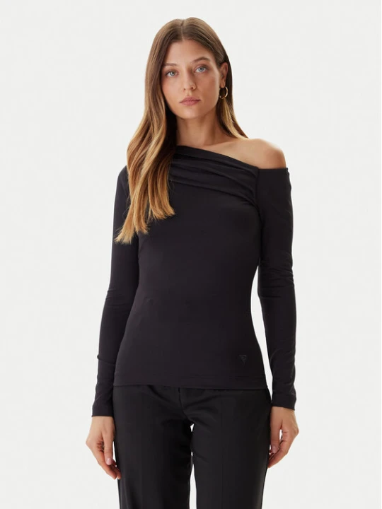 Zdjęcie produktu Guess Bluzka W5BP08 K1492 Czarny Slim Fit