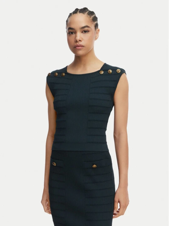 Zdjęcie produktu Guess Bluzka W5YR12 Z0130 Zielony Regular Fit