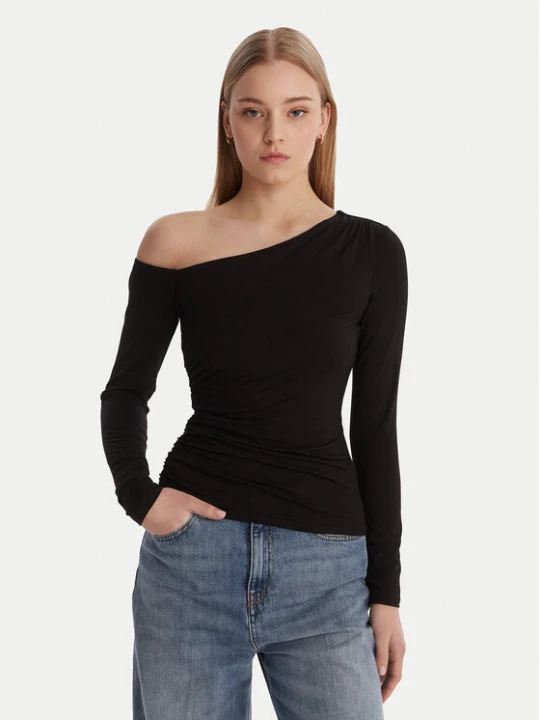 Zdjęcie produktu Guess Bluzka W6RP02 KC1J2 Czarny Regular Fit