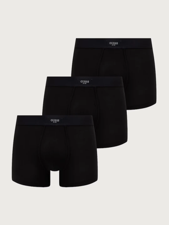 Zdjęcie produktu Guess bokserki dopasowane męskie JAVIER 3-pack czarny