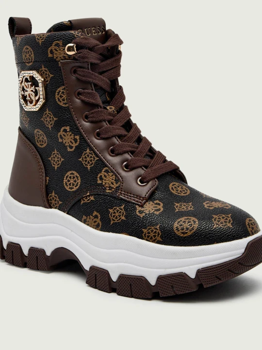 Zdjęcie produktu Guess Botki na platformie BENZON brązowy