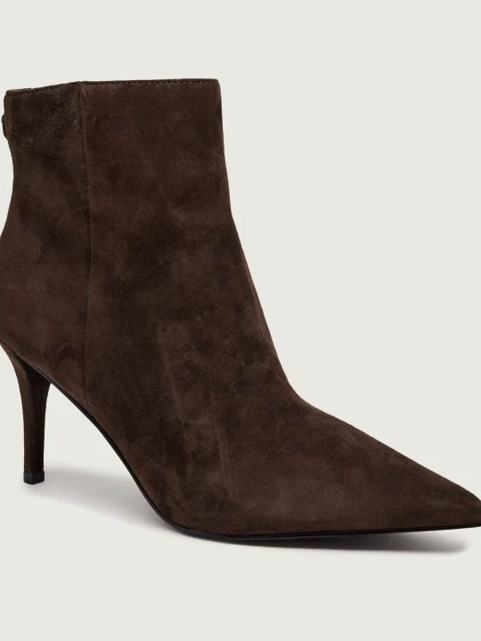 Zdjęcie produktu Guess Botki na szpilce Caleza | zamsz brązowy