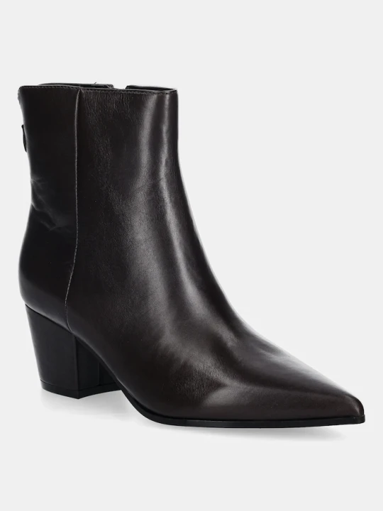 Zdjęcie produktu Guess botki skórzane HALISA brązowy