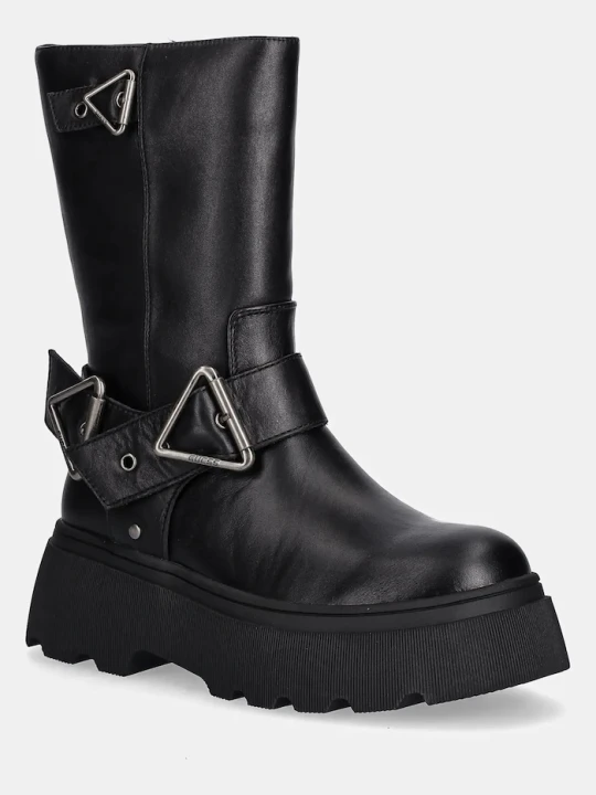 Zdjęcie produktu Guess botki skórzane NURIA czarny