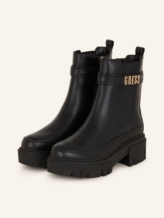 Zdjęcie produktu Guess Botki Yelma schwarz CZARNY
