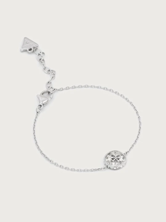 Zdjęcie produktu Guess bransoletka damska ze stali nierdzewnej 4G SUPREME srebrny