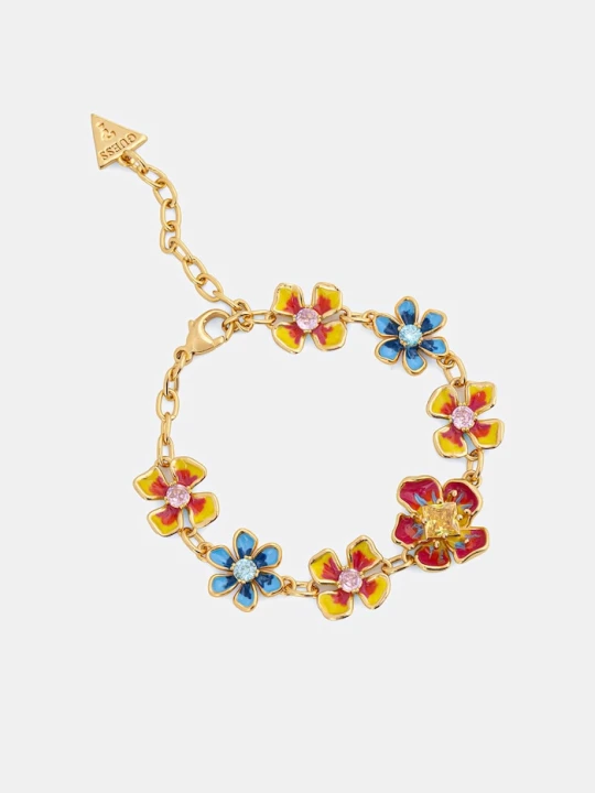 Zdjęcie produktu Guess bransoletka damska ze stali nierdzewnej FLORIS złoty