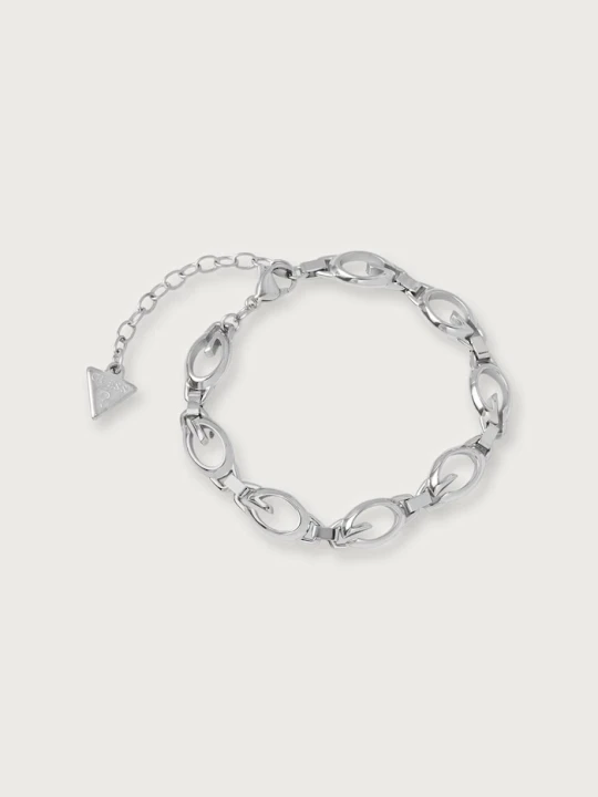 Zdjęcie produktu Guess bransoletka damska ze stali nierdzewnej G CAMDEN srebrny
