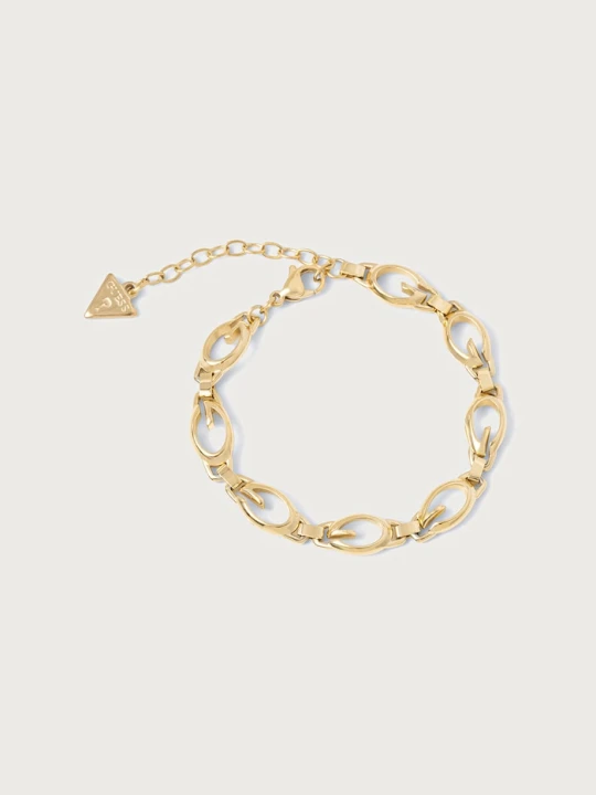 Zdjęcie produktu Guess bransoletka damska ze stali nierdzewnej G CAMDEN złoty