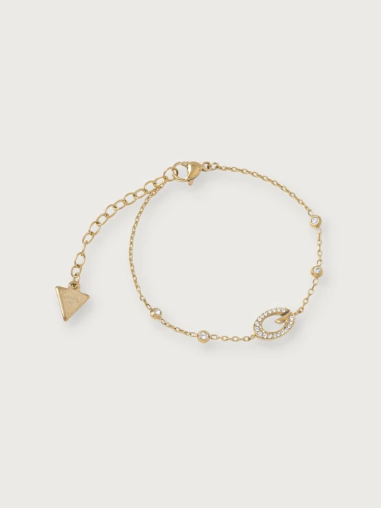Zdjęcie produktu Guess bransoletka damska ze stali nierdzewnej G CAMDEN złoty