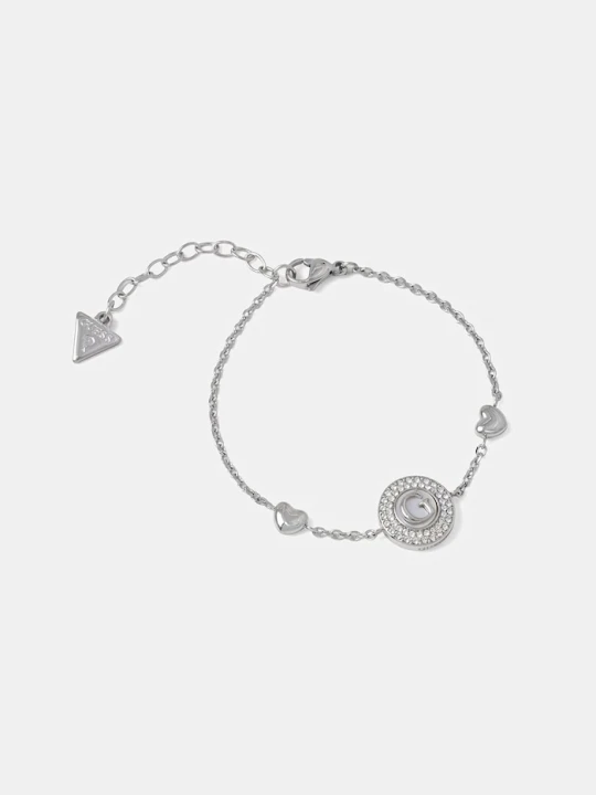 Zdjęcie produktu Guess bransoletka damska ze stali nierdzewnej G TALISMAN srebrny