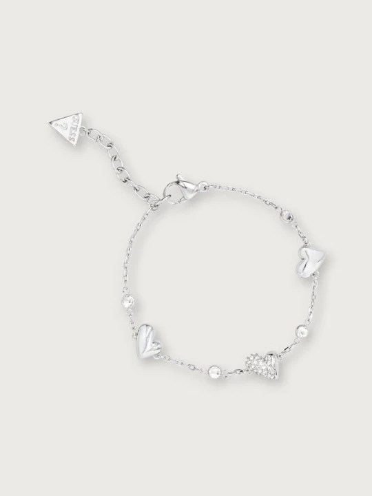 Zdjęcie produktu Guess bransoletka damska ze stali nierdzewnej GOLDEN LOVE srebrny