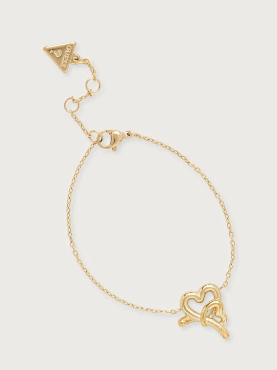 Zdjęcie produktu Guess bransoletka damska ze stali nierdzewnej LOVE BITES złoty