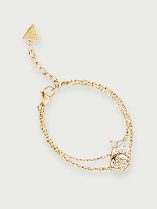 Zdjęcie produktu Guess bransoletka damska ze stali nierdzewnej SPINNING BLOOM złoty