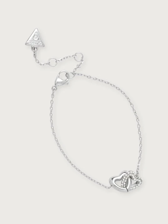 Zdjęcie produktu Guess bransoletka damska ze stali nierdzewnej z cyrkonią BELOVED srebrny
