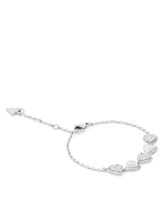 Zdjęcie produktu Guess Bransoletka JUBB06 071JW Srebrny