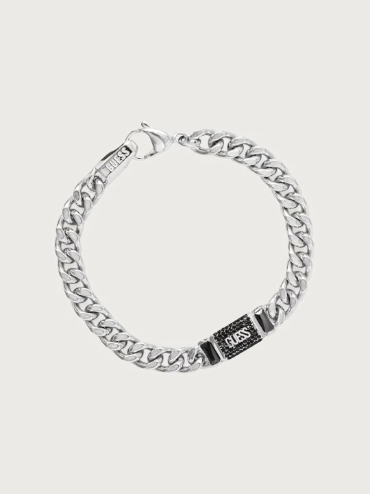 Zdjęcie produktu Guess bransoletka męska BARRIO srebrny