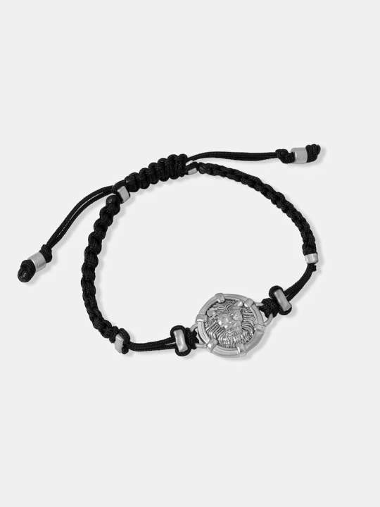Zdjęcie produktu Guess bransoletka męska ze stali nierdzewnej LION LEGACY czarny