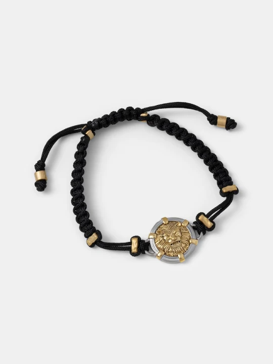 Zdjęcie produktu Guess bransoletka męska ze stali nierdzewnej LION LEGACY czarny