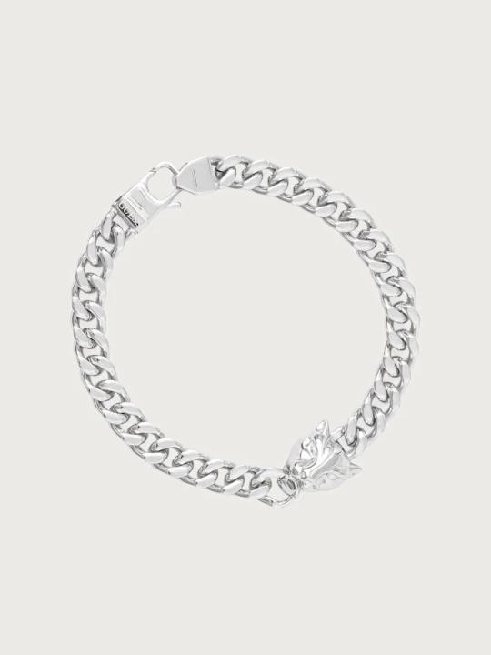 Zdjęcie produktu Guess bransoletka męska ze stali nierdzewnej PANTHER srebrny