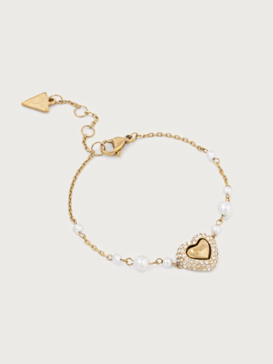 Zdjęcie produktu Guess bransoletka ze stali nierdzewnej BELOVED złoty