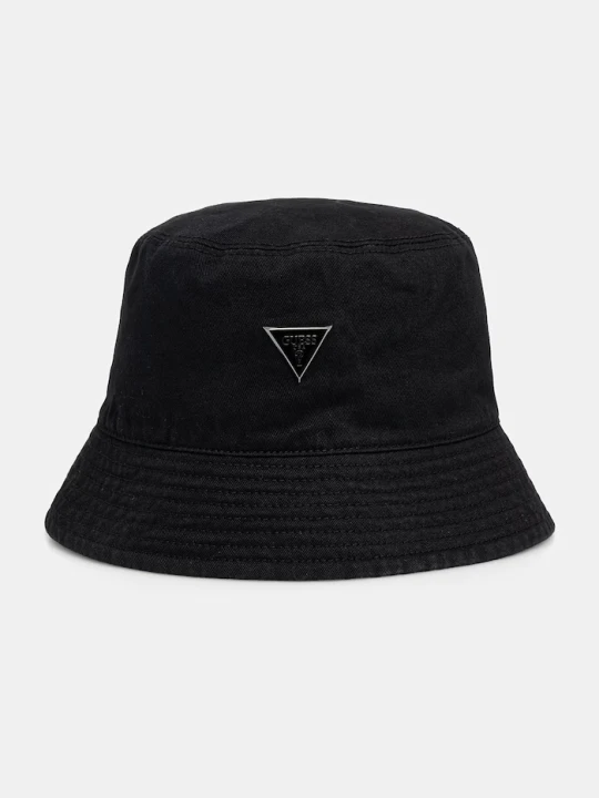 Zdjęcie produktu Guess bucket hat męski bawełniany czarny
