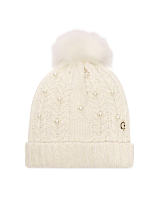 Zdjęcie produktu Guess Czapka J3BZ05 Z39H0 Écru Kremowy