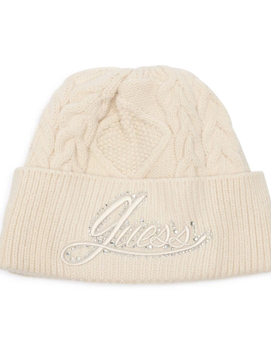 Zdjęcie produktu GUESS Czapka ROSELYN kremowy