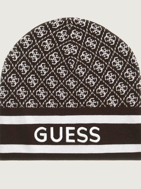 Zdjęcie produktu GUESS Czapka SEVYN | z dodatkiem wełny brązowy