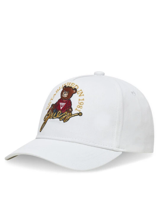 Zdjęcie produktu Guess Czapka z daszkiem H5RZ09 WO08O Biały