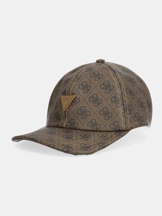 Zdjęcie produktu Guess czapka z daszkiem MILANO brązowy