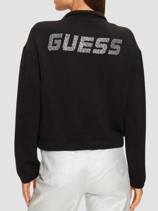 Zdjęcie produktu GUESS Czarna damska bluza rozpinana Cecilia, Rozmiar S