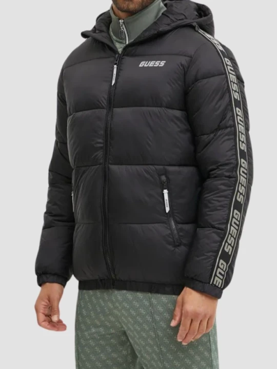 Zdjęcie produktu GUESS Czarna kurtka męska Arlo Padded Jacket, Rozmiar XXL