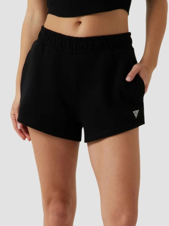 Zdjęcie produktu GUESS Czarne damskie szorty Primula, Rozmiar XS