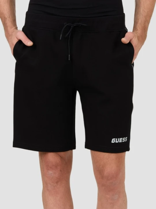 Zdjęcie produktu GUESS Czarne męskie spodenki Mickey Short, Rozmiar M
