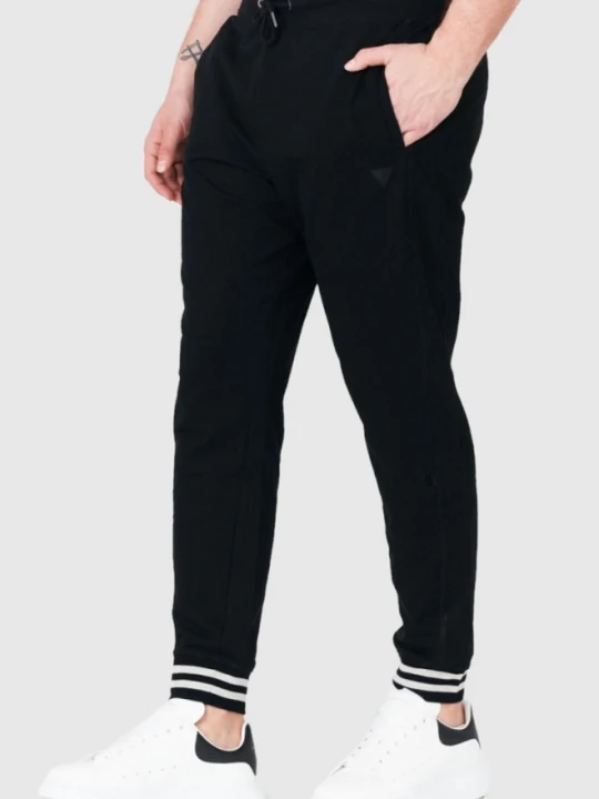 Zdjęcie produktu GUESS Czarne męskie spodnie dresowe, Rozmiar XXL