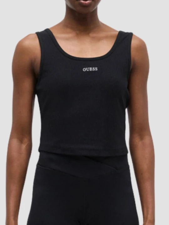 Zdjęcie produktu GUESS Czarny damski tank top Circe, Rozmiar M