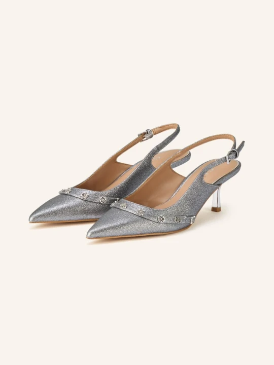 Zdjęcie produktu Guess Czółenka Yanai Z Nitami silber SREBRNY