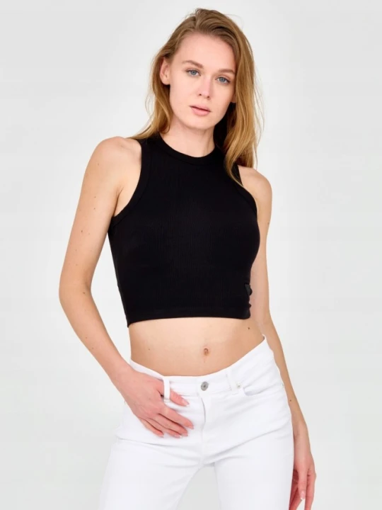 Zdjęcie produktu GUESS Damski czarny top, Rozmiar M