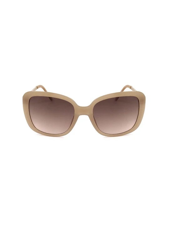 Zdjęcie produktu Guess Damskie okulary przeciwsłoneczne w kolorze beżowym rozmiar: 55