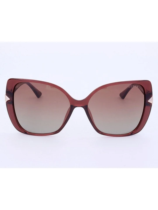 Zdjęcie produktu Guess Damskie okulary przeciwsłoneczne w kolorze bordowym rozmiar: 56