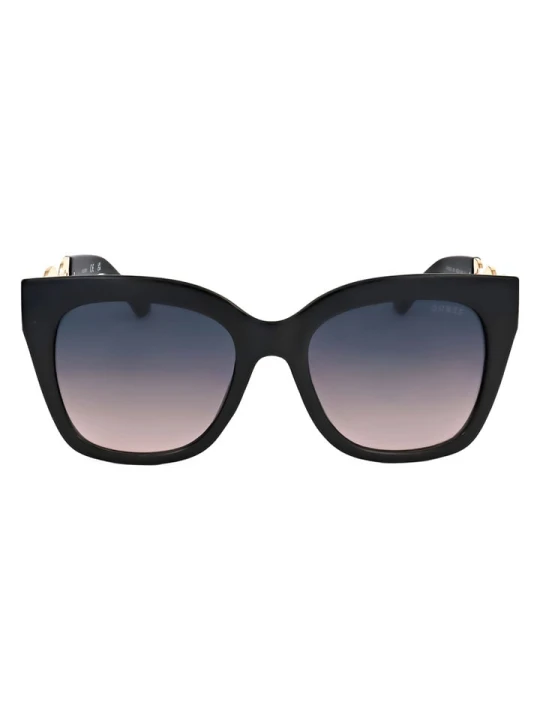 Zdjęcie produktu Guess Damskie okulary przeciwsłoneczne w kolorze czarno-granatowym rozmiar: 53