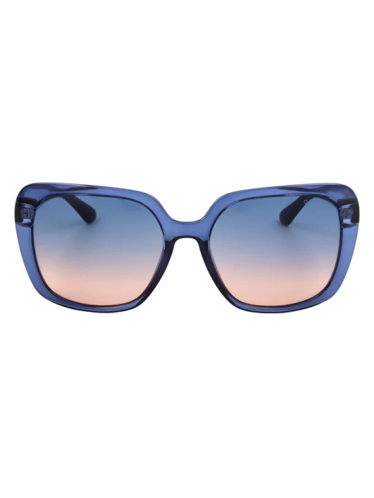 Zdjęcie produktu Guess Damskie okulary przeciwsłoneczne w kolorze niebiesko-brązowym rozmiar: 58