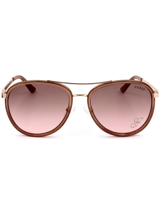 Zdjęcie produktu Guess Damskie okulary przeciwsłoneczne w kolorze różowozłoto-jasnoróżowym rozmiar: 57