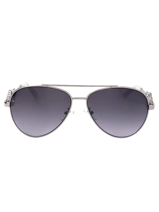 Zdjęcie produktu Guess Damskie okulary przeciwsłoneczne w kolorze srebrno-szarym rozmiar: 59