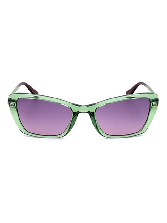 Zdjęcie produktu Guess Damskie okulary przeciwsłoneczne w kolorze zielono-fioletowym rozmiar: 52